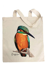 Load image into Gallery viewer, Bright &amp; Alluring Australian Native Kingfisher Poster, Tote Bag &amp; Card Set
