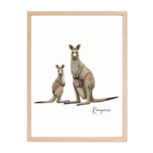 Load image into Gallery viewer, Majestic &amp; Adventurous Australian Native Kangaroo Poster, Tote Bag &amp; Card Set
