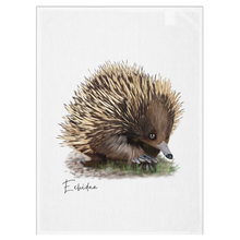 Load image into Gallery viewer, Cute Aussie Icons Tea Towels – Wombat &amp; Echidna
