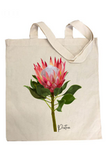 Load image into Gallery viewer, Protea Cotton Tote Bag
