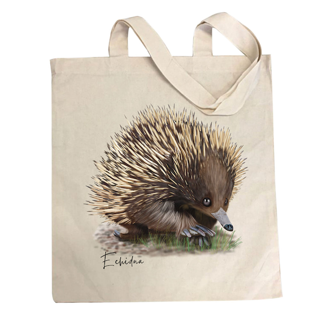 Echidna Cotton Tote Bag