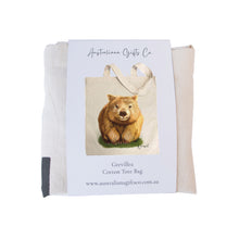Load image into Gallery viewer, Wombat Cotton Tote Bag
