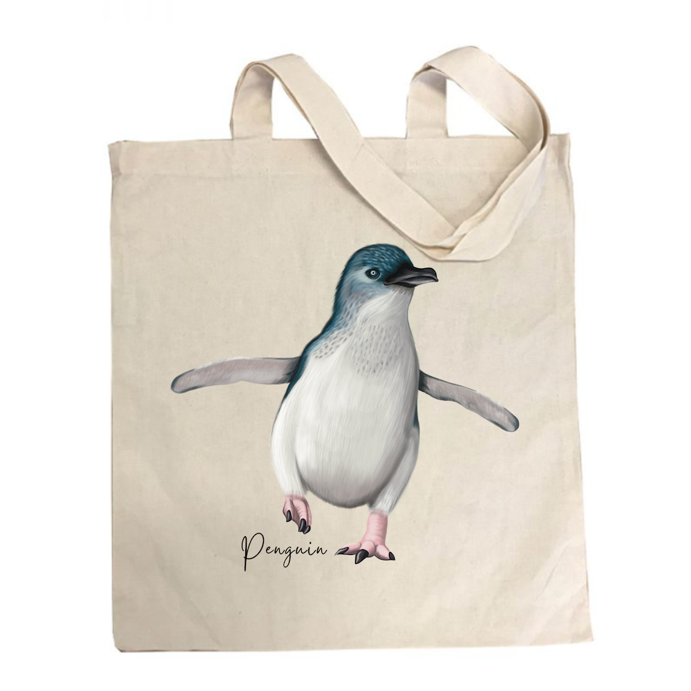 Penguin Cotton Tote Bag