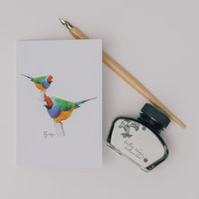 Load image into Gallery viewer, Gouldian Finch Card
