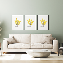 Load image into Gallery viewer, Golden Wattle Flower Poster
