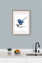 Load image into Gallery viewer, Blue Wren Poster
