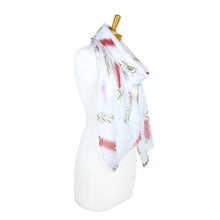 Load image into Gallery viewer, Bottlebrush Flower Scarf | Red
