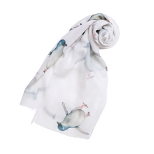 Load image into Gallery viewer, Penguin Scarf | White
