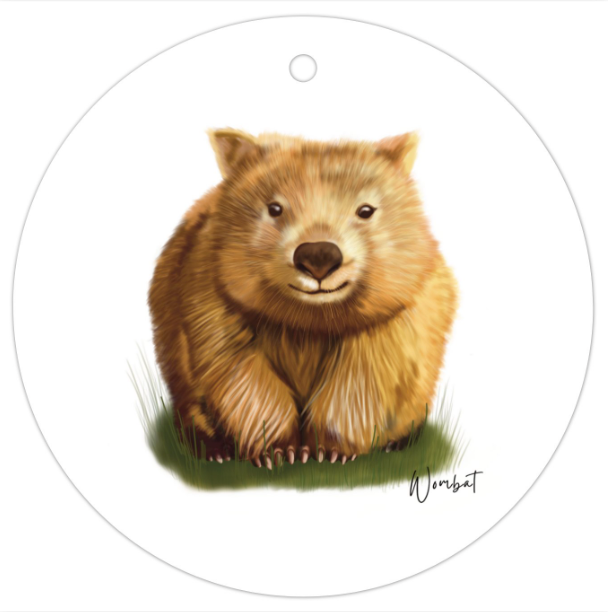 Wombat Gift Tag